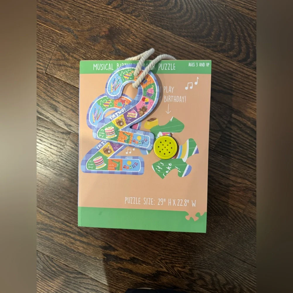 MUDPIE TWO BIRTHDAY SOUNDS FLOOR PUZZLE
